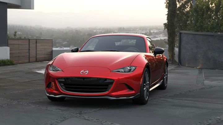 2024 Mazda MX-5 RF, front quarter view
