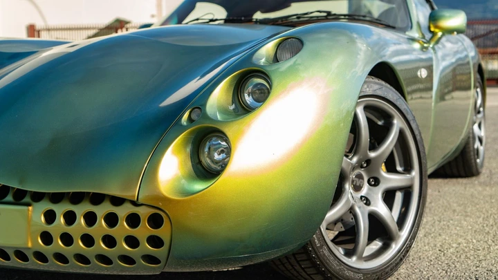 TVR Tuscan Speed Six Headlight Detail