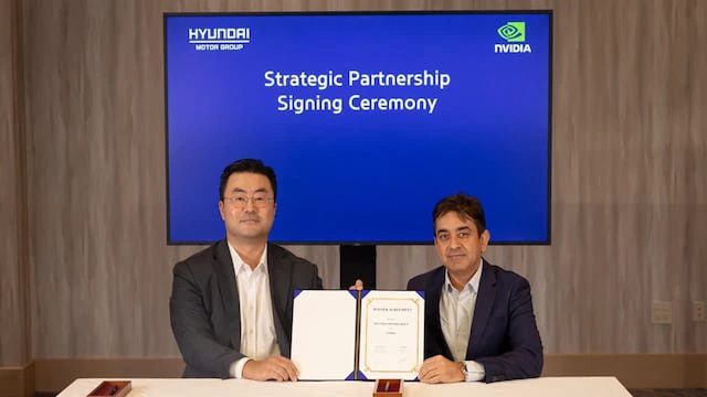 Hyundai teams with Nvidia to boost AI in self-driving cars and factory robots