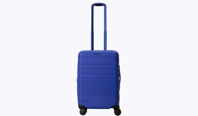 beis sport collection carry-on roller cobalt blue