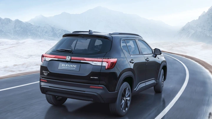 Honda Elevate Signature Black Edition - Rear View