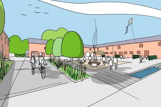 Homes and care farm plan for grounds of historic stately home