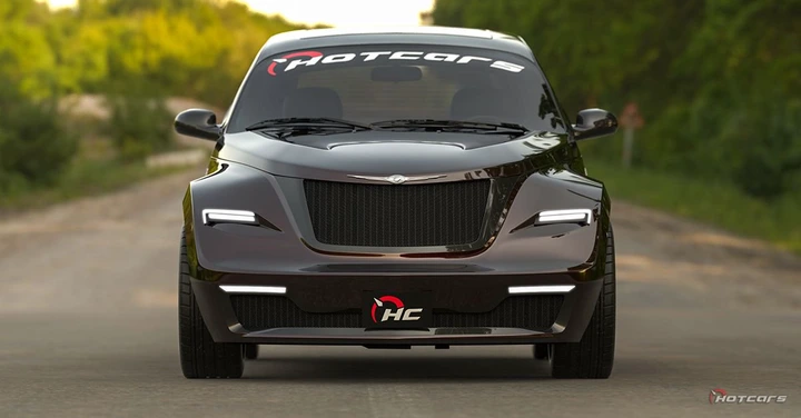 Black New Chrysler PT Cruiser Concept Render